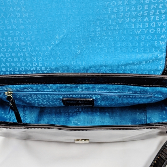 Kate Spade Striped Patent PVC Leather Crossbody - Picture 6 of 8